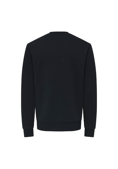Only & Sons Onsceres Reg Ls Logo Crew Siyah Erkek Sweatshirt 22035226 Siyah