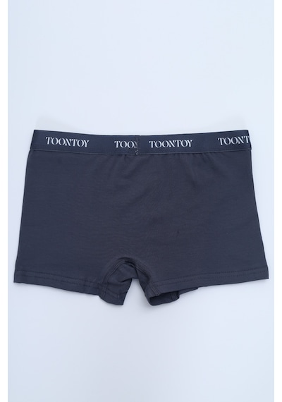 Toontoy Kids Toontoy Erkek Çocuk Pamuklu Lastikli Boxer - 4'lü Paket Yeşil