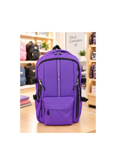 Newbag Sırt Okul Spor Çantası Mor