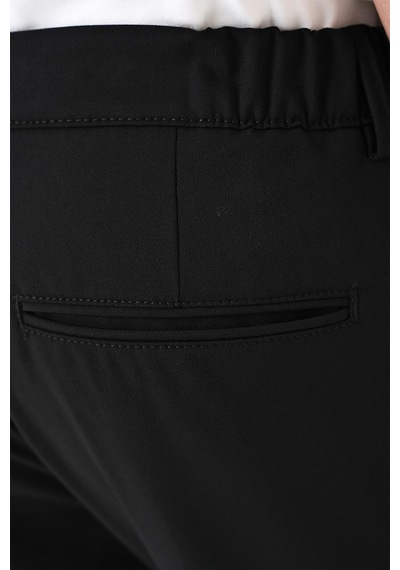 Efor Comfort Fit Beli Lastikli Siyah Jogger Pantolon P 1184 Siyah
