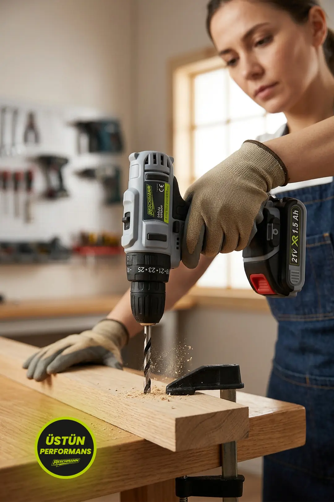Reschmann R-AKM-02 21V - 1.5AH Brushless Profesyonel Şarjlı Matkap