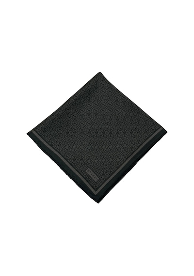 Vakko Twill İpek Eşarp - Helezon Monogram - Yeni Füme