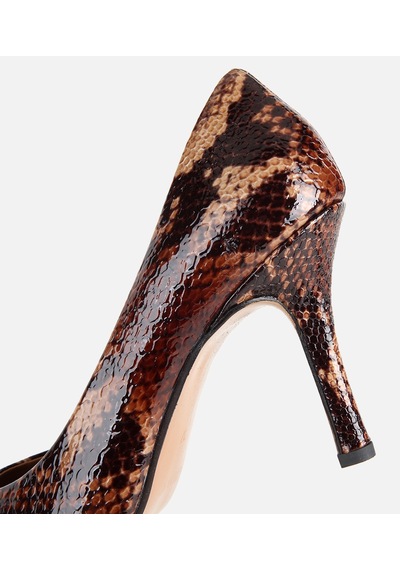 Hotiç Kadın Deri Kahverengi İnce Topuklu Stiletto 01ayh336270a480 01ayh336270a480
