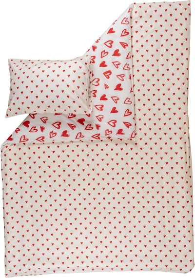 Soley Mix & Match Lover %100 Pamuk Tek Kişilik Nevresim Seti Kırmızı