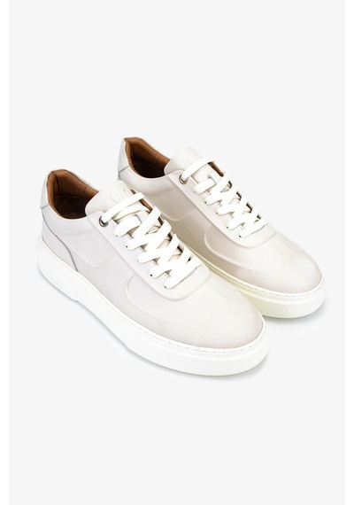 Valmenti Erkek Hakiki Deri Kırık Beyaz Sneakers & Spor Ayakkabı 04 4601 Erk Ayk Y26 Off Whıte