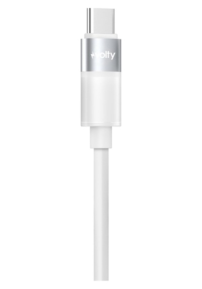 Type C Hızlı Şarj Kablosu Type-c To Type-c, 60w, 480 Mbps, 1.2m, Pd, Led Işıklı Beyaz
