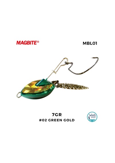 Magbite Vassalo Swimming Rig 7gr 02 Green Gold