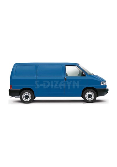 S-Dizayn Vw T4 Transporter Krom Cam Çıtası 2 Prç 1995-2003
