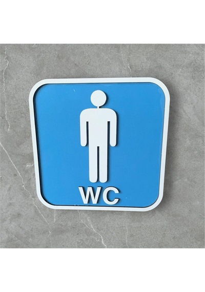 Ahşap Bay Lavabo Wc Lokanta, Restoran, Otel, Salon Lavabo Wc Tabelası