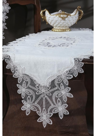 Firdevs Salon Takımı 5 Parça Krem Krem