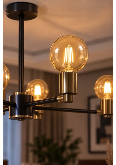 G80 Dimmerli Rustik Gün Işığı 2700k Amber Led Ampul Filament E27 Duylu Filamanlı Edison Ampül 1 Ad