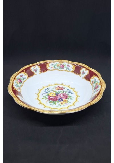 Lady Hamilton Porselen Çorba Kasesi 23 Cm X 7 Cm Kırmızı