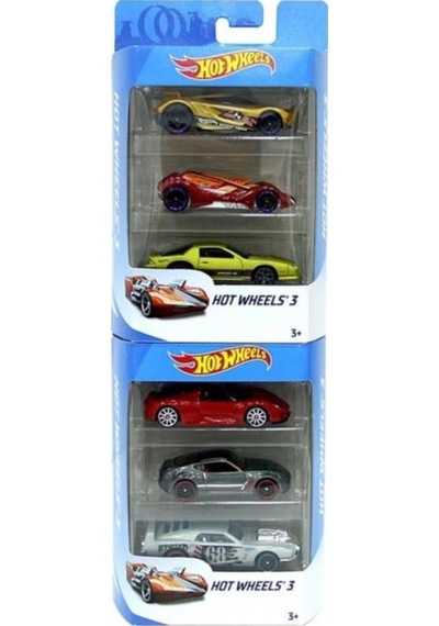 Hot Wheels 3'lü Araba Seti - Farklılık Gösterebilir
