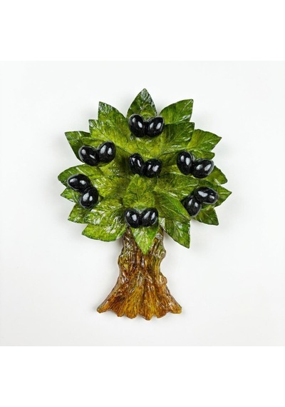 El Yapımı Zeytin Ağacı Duvar Dekoru 14x20 Cm Bereket Temalı Hayat Ağacı Duvar Süsü & Yeni Ev Hediyesi