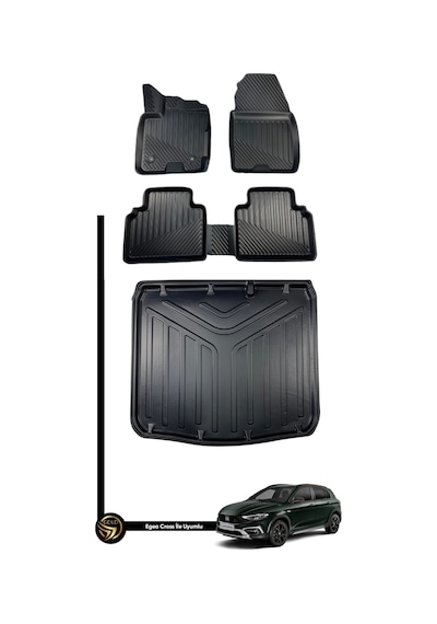 Fiat Egea Cross Uyumlu 3d Havuzlu Oto Paspas Ve Bagaj Havuzu Seti Fiat Egea Cross Uyumlu 3d Havuzlu Oto Paspas Ve Bagaj Havuzu Seti