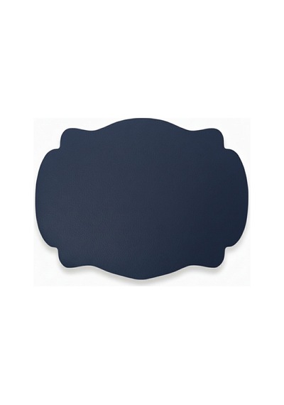 2 Adet Çift Yüz Kenar Dikişli Vizon Deri Amerikan Servis As00120-33x44 Cm Supla Lacivert