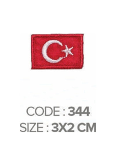 Ütü İle Yapışan Arma Patch Türk Bayrağı En:3cm Boy:2cm 1 Adet - 691580927