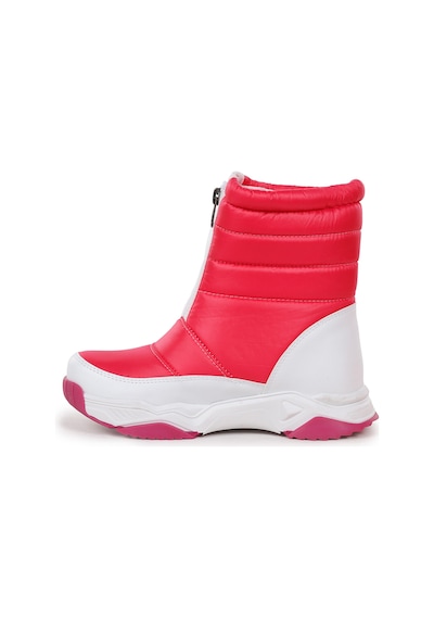 Kiko Kids Sumo Fermuarlı Kız Çocuk Kar Botu Fuşya - Pembe Fuşya - Pembe