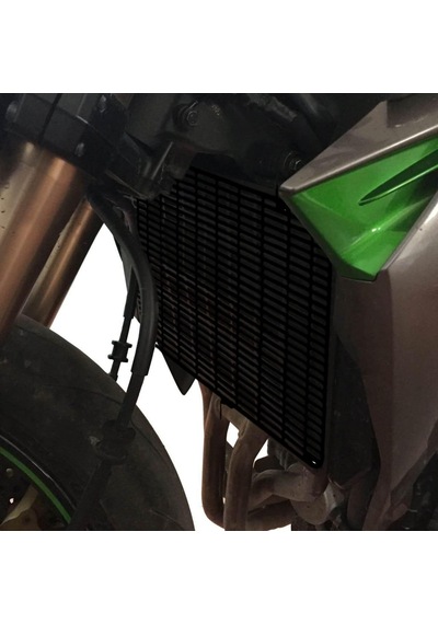 GP Kompozit Kawasaki Z 1000 2013-2018 Uyumlu Radyatör Koruma Siyah