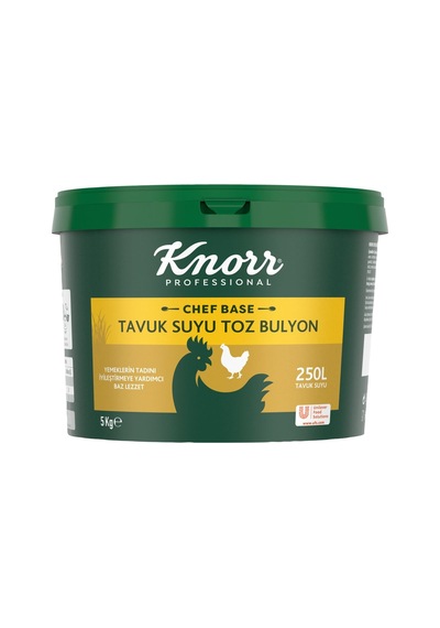 Knorr Chef Base Food Solutions Bulyon 5 Kg Tavuk - Profesyonel Mutfaklar İçin Tarı