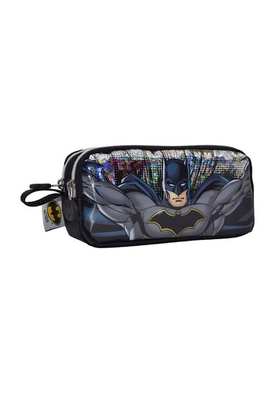 Batman Desenli Beslenme Çantası Ve Kalem Çantası Siyah