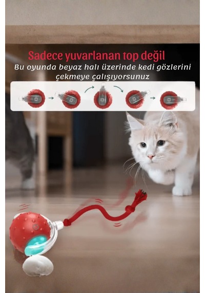 Işıklı Otomatik Hareket Eden Top