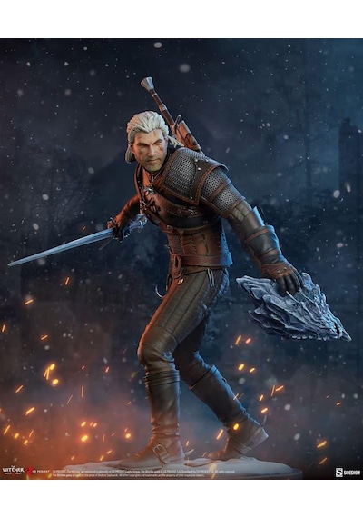 Sideshow Collectibles Geralt Statue 200601 The Witcher 3 : Wild Hunt