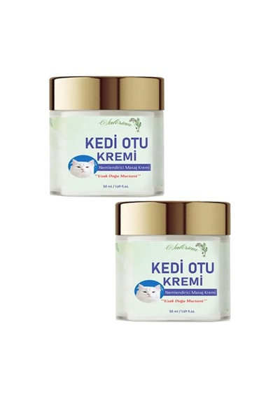 Kedi Otu Yüksek Etkili Rahatlatıcı Masaj Bakım Kremi 50ml 2 Adet