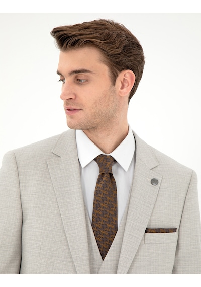 Pierre Cardin Erkek Bej Takım Elbise 50303602-vr011 Bej