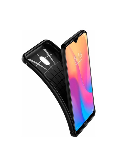 Spigen Redmi 8a İle Uyumlu Kılıf Rugged Armor Matte Black