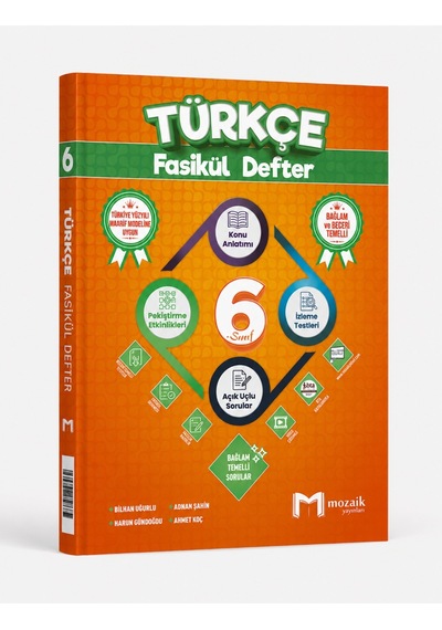 Mozaik 6.sınıf Fasikül Defter Türkçe - 2026-27
