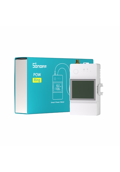 Sonoff Pow Ring Dijital Ekranlı Akıllı Enerji Ölçer Röle