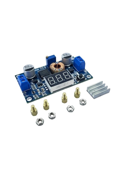 Xl4015 75w 5a Dc-dc Voltmetre Ekranlı 3digits Voltaj Düşürücü Modül