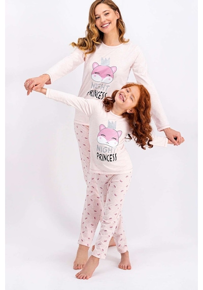 Rolypoly Night Princess Pembemelanj Kız Çocuk Pijama Takımı 5274-25226 Pembe Melanj Rolypoly Night Princess Pembemelanj Kız Çocuk Pijama Takımı 5274-25226 Pembe Melanj