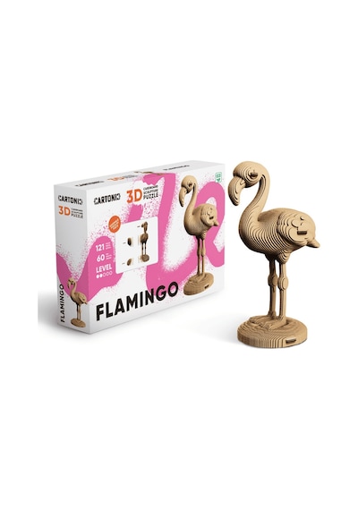 Cartonic 3d Puzzle - Flamıngo