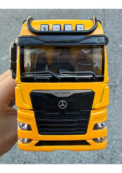 Mercedes Kafa Oynar Oyuncak Metal Taşıyıcı Tır Actroc Model Diecast 12 Cm Maket Koleksiyon Araba