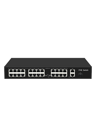 24 Port 10/100 Poe Swıtch 2 Up Lınk 1 Sfp Girişli 300w-99852