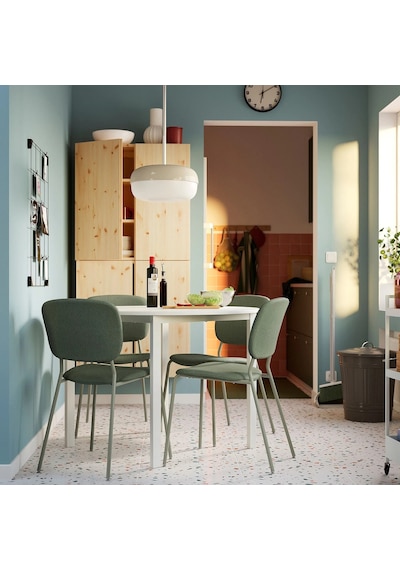 Ikea Beyaz Modern Yemek Masası - Mutfak Masası Takımı