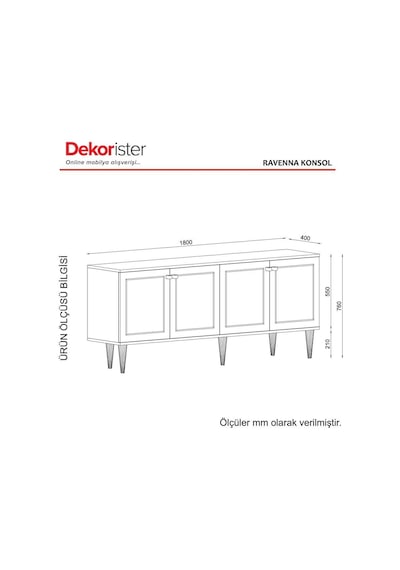 Dekorister Exclusive Ravenna Konsol Beyaz-Mermer Dekorister Exclusive Ravenna Konsol Beyaz-Mermer