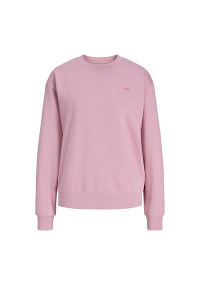 Jack & Jones Kadin Gögüs Logolu Sweatshirt - Abbie - 12223962 Orchid Smoke
