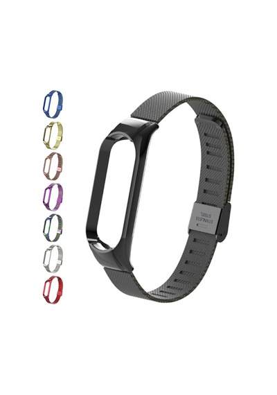 Xiaomi Mi Band 5 Metal Kayış Kordon Kopçalı Milano Loop (313631229)