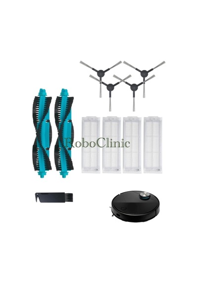 Viomi V3 Robot Süpürge Uyumlu Fırça,filtre Seti-11 Parça