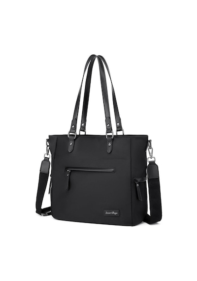 Smart Bags Twill Dimi Kumaş Kadın Omuz Çantası 3323 Siyah