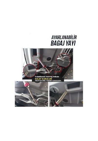 Bagaj Kapağı Kaldırma Yayı Ayarlanabilir 2 Adet