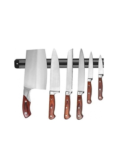 Mıknatıslı Bıçak Askısı 33 Cm Siyah