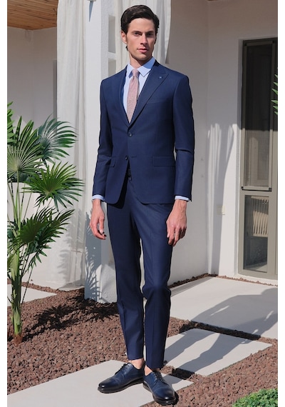 İmza Lacivert Kırlangıç Yaka 6 Drop Slim Fit Tam Astar Esnek Takım Elbise 1001260169 Açık Lacivert İmza Lacivert Kırlangıç Yaka 6 Drop Slim Fit Tam Astar Esnek Takım Elbise 1001260169 Açık Lacivert