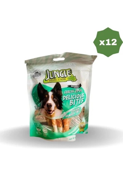 Jungle Köpek Ödül Tavuk Sarılı 85 Gr - 12 Adet