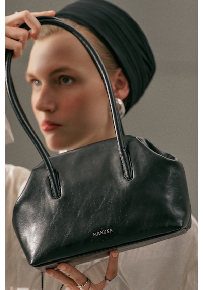 Manuka Agnes Orta Boy Çanta Siyah Ss26cnt00019-01 Siyah