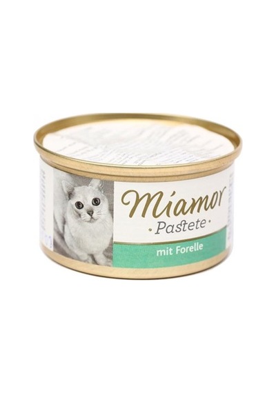 Miamor Pastete Alabalıklı Konserve Yetişkin Kedi Maması 85 G
