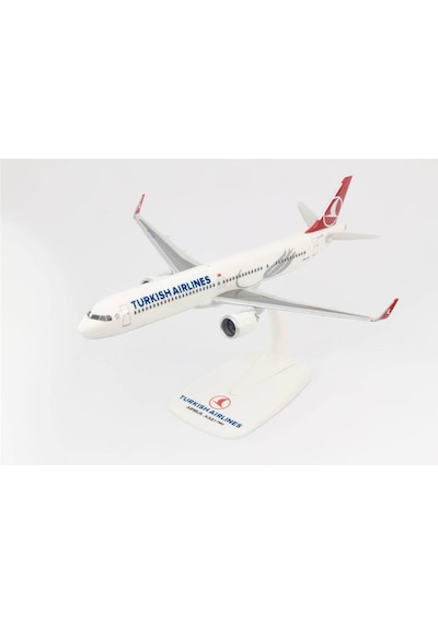 Herpa 612210 1/200 Ölçek, Thy Airbus A321 Neo, Snapfit, Sergilemeye Hazır Model Yolcu Uçağı-56456